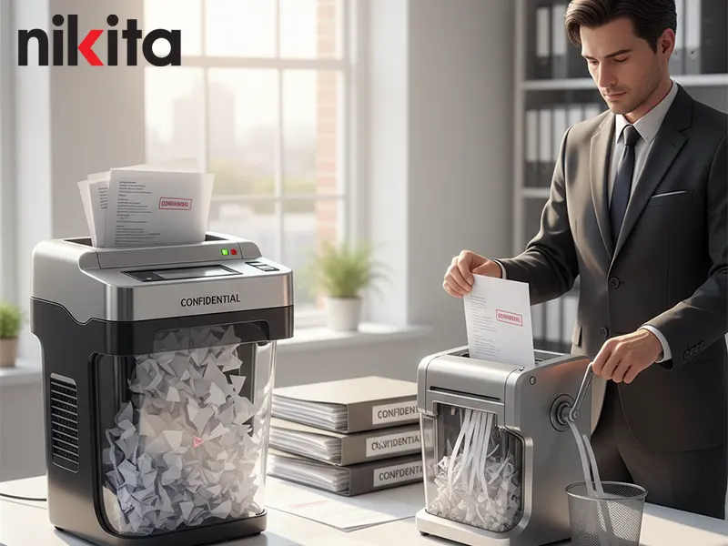 تفاوت کاغذ خردکن دستی و خودکار