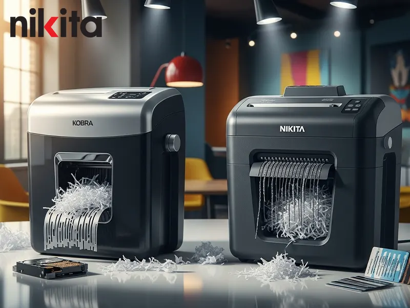 مقایسه کاغذ خردکن نیکیتا و کبرا